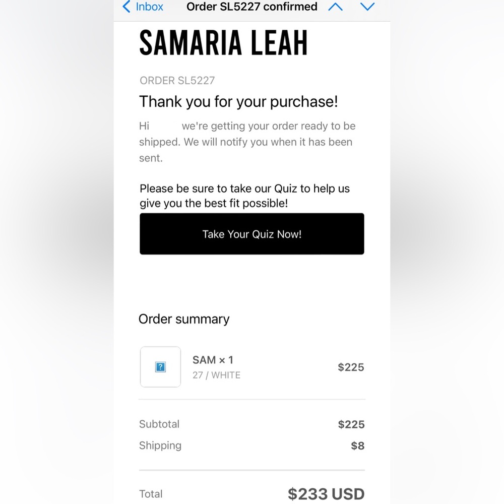 SAMARIA LEAH SIZE 27 BLUE LACED JEANS - Picture 5 of 5